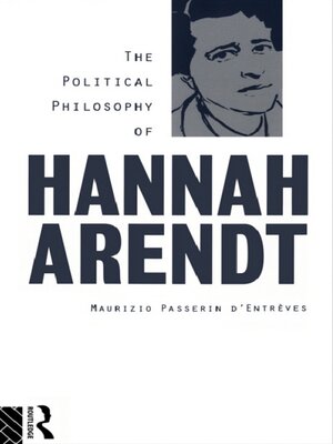 cover image of The Political Philosophy of Hannah Arendt